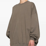 Felpa hun in grigio Rick owens drkshdw - uomo 
