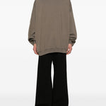 Felpa hun in grigio Rick owens drkshdw - uomo 