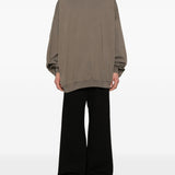 Felpa hun in grigio Rick owens drkshdw - uomo 