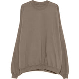 Felpa hun in grigio Rick owens drkshdw - uomo 