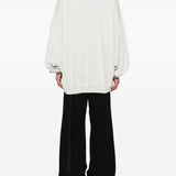 Felpa hun in bianco Rick owens drkshdw - uomo 