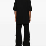 T-shirt girocollo in nero Rick owens drkshdw - uomo 