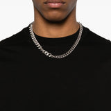 T-shirt girocollo in nero Rick owens drkshdw - uomo 