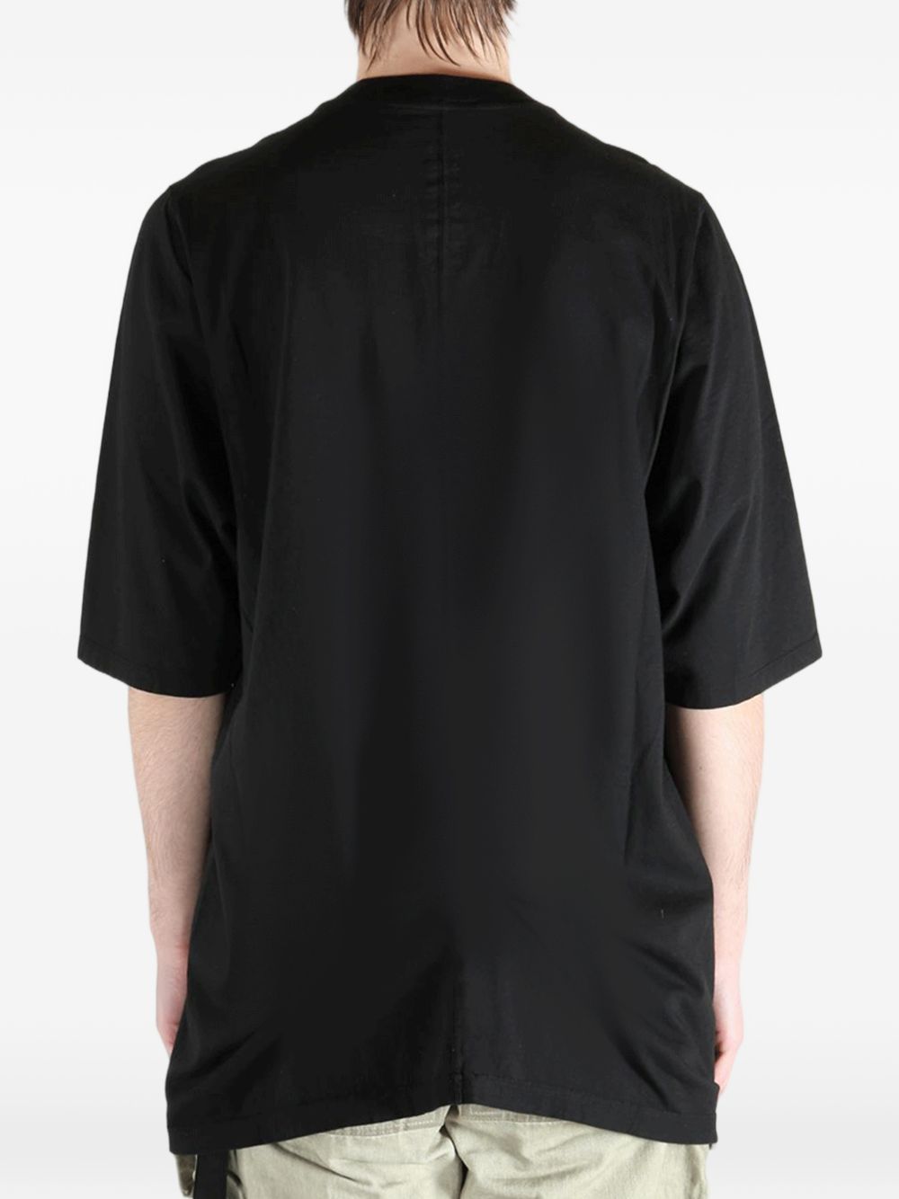 T-shirt con stampa in nero Rick owens drkshdw - uomo 