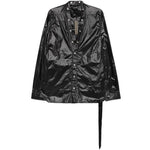 Camicia con bottoni larry in nero Rick owens drkshdw - uomo 