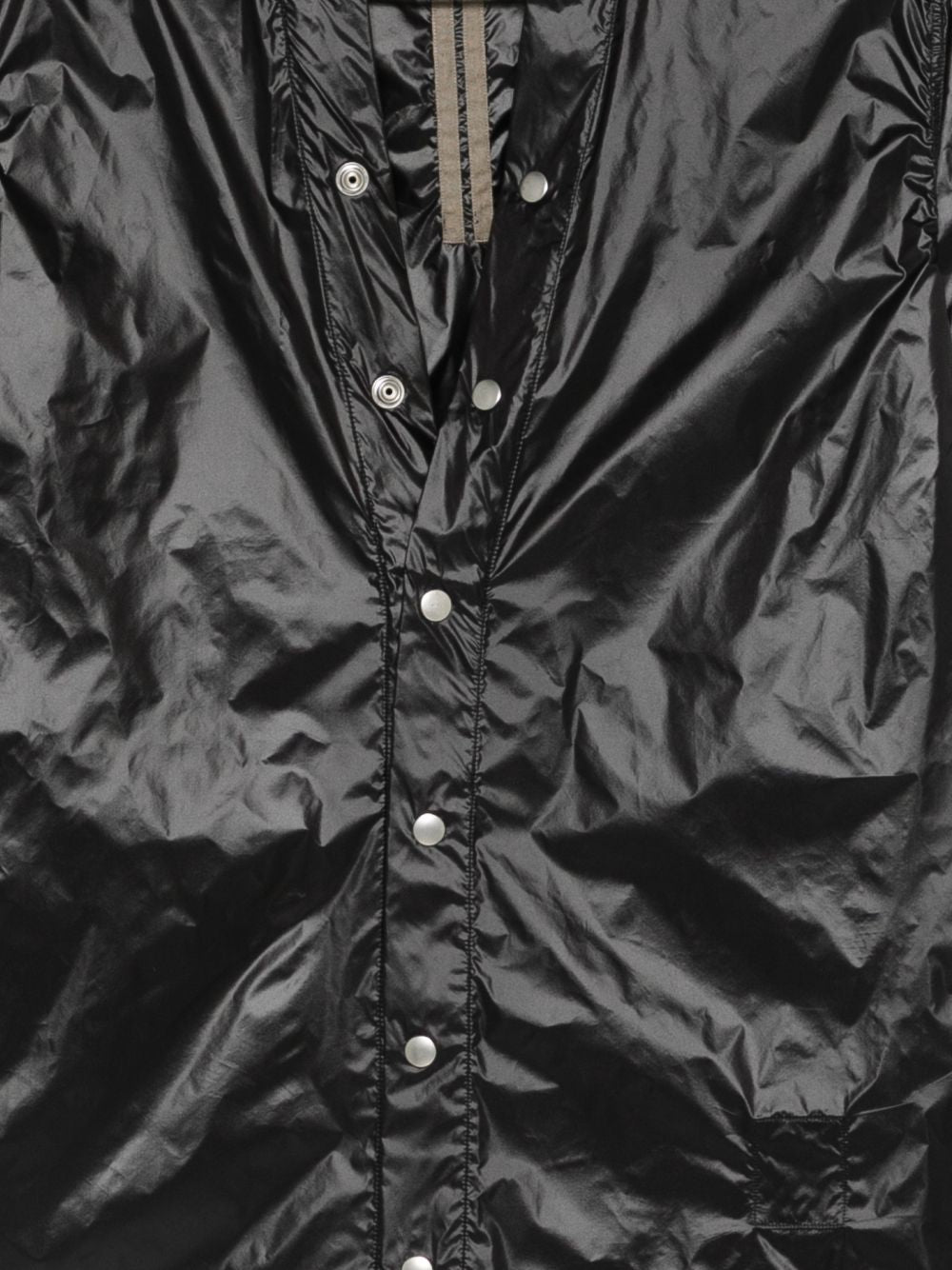 Camicia con bottoni larry in nero Rick owens drkshdw - uomo 