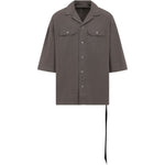 Camicia con tasche in grigio Rick owens drkshdw - uomo 