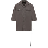 Camicia con tasche in grigio Rick owens drkshdw - uomo 