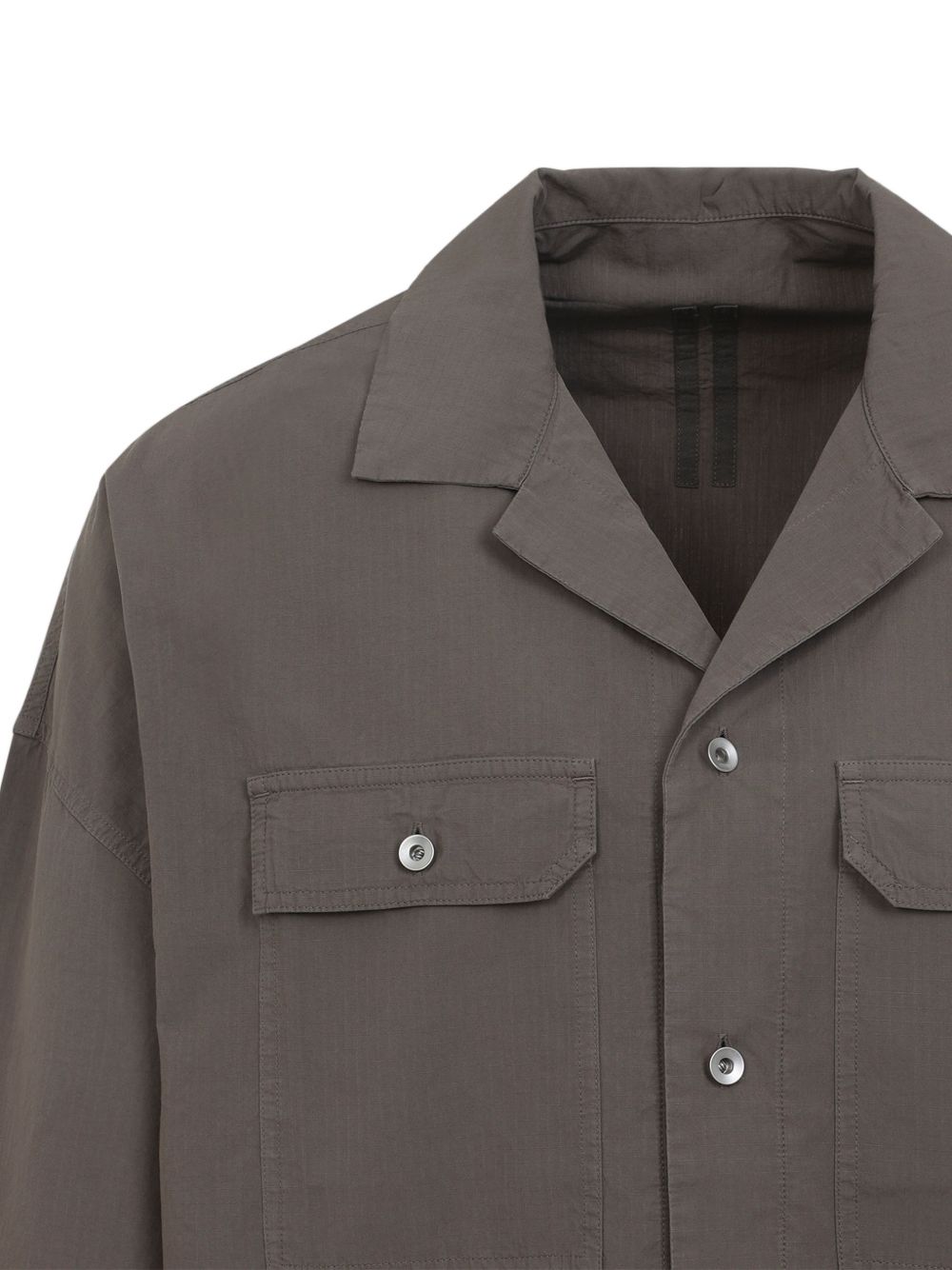 Camicia con tasche in grigio Rick owens drkshdw - uomo 