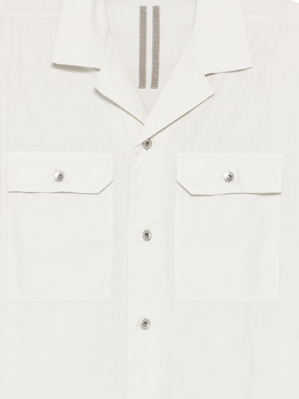 Camicia con tasche in beige Rick owens drkshdw - uomo 
