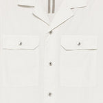 Camicia con tasche in beige Rick owens drkshdw - uomo 