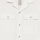 Camicia con tasche in beige Rick owens drkshdw - uomo 
