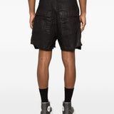 Shorts bauhaus con bordi sfilacciati in nero Rick owens drkshdw - uomo 