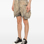 Pantaloncini sfilacciati Stefan in grigio Rick owens drkshdw - uomo 