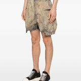 Pantaloncini sfilacciati Stefan in grigio Rick owens drkshdw - uomo 