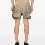 Pantaloncini sfilacciati Stefan in grigio Rick owens drkshdw - uomo 