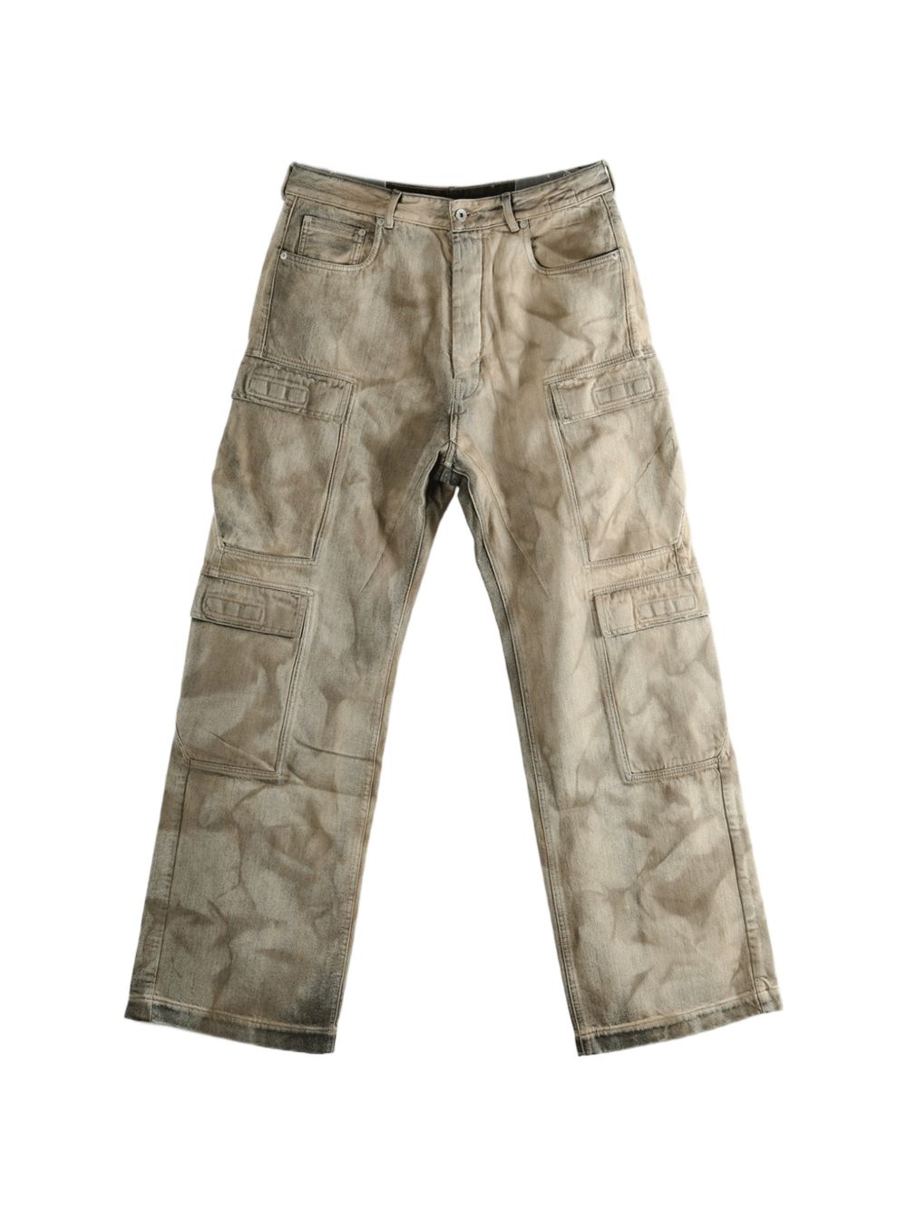 Jeans con tasche in grigio Rick owens drkshdw - uomo 