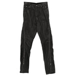 Jeans con zip in nero Rick owens drkshdw - uomo 