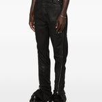 Jeans con zip in nero Rick owens drkshdw - uomo 