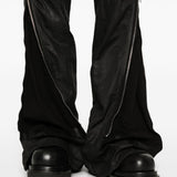 Jeans con zip in nero Rick owens drkshdw - uomo 