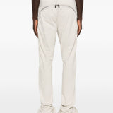 Jeans con zip laterale in avorio Rick owens drkshdw - uomo 