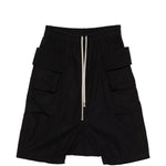 Shorts Creatch cargo con coulisse in nero Rick owens drkshdw - uomo 