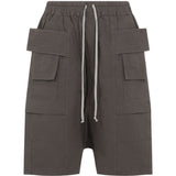 Shorts Creatch cargo con coulisse in grigio Rick owens drkshdw - uomo 