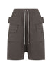 Shorts Creatch cargo con coulisse in grigio Rick owens drkshdw - uomo