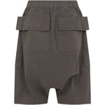 Shorts Creatch cargo con coulisse in grigio Rick owens drkshdw - uomo 