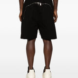Shorts con coulisse in nero Rick owens drkshdw - uomo 