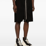 Shorts con coulisse in nero Rick owens drkshdw - uomo 
