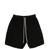 Shorts con coulisse in nero Rick owens drkshdw - uomo 