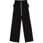 Pantaloni cargo in nero Rick owens drkshdw - uomo 