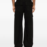 Pantaloni cargo in nero Rick owens drkshdw - uomo 