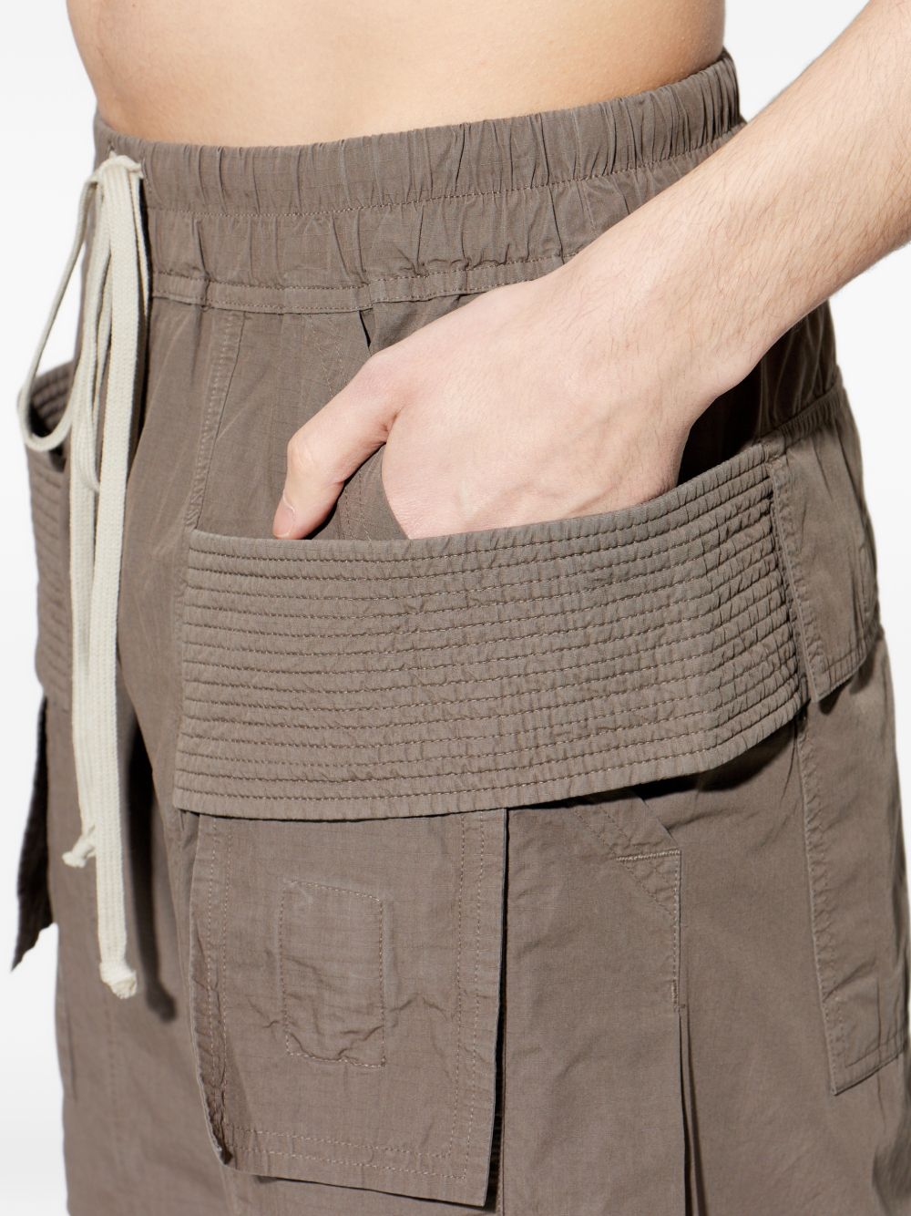 Pantaloni cargo in verde Rick owens drkshdw - uomo 