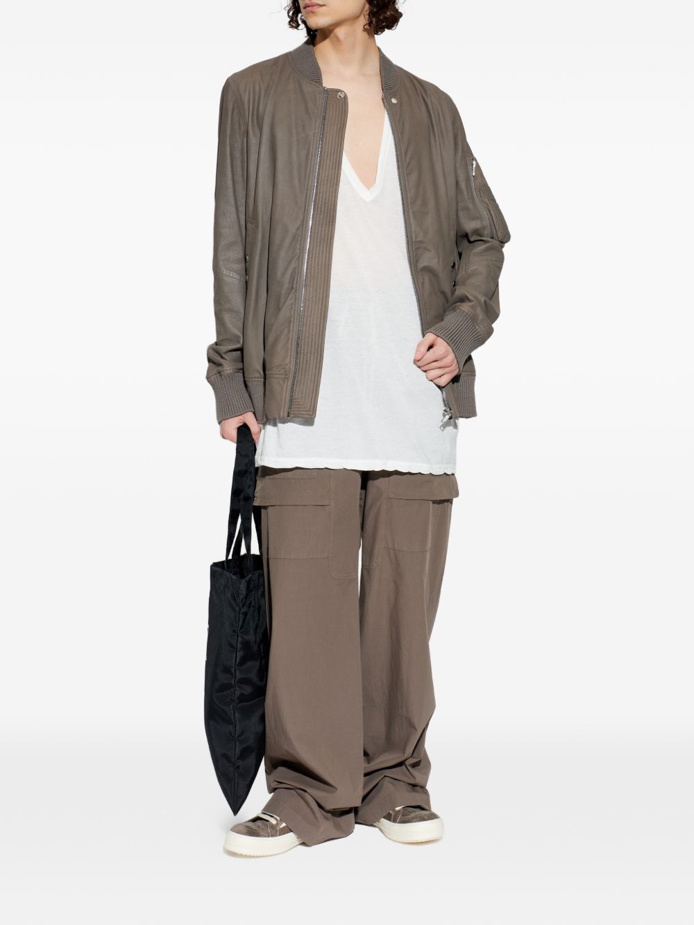 Pantaloni cargo in verde Rick owens drkshdw - uomo 