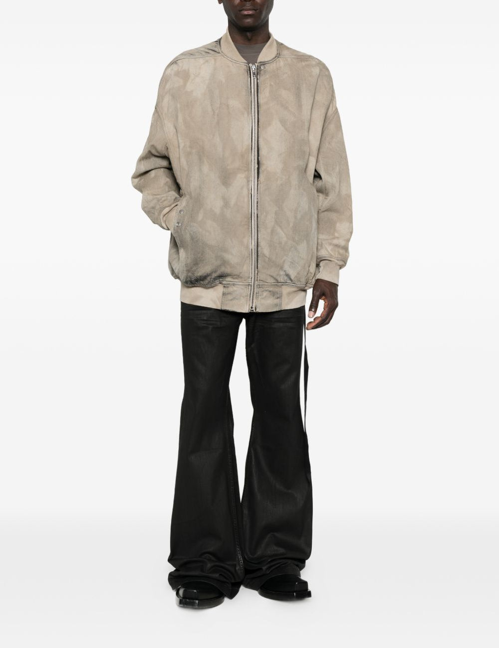 Bomber Jumbo Flight in grigio Rick owens drkshdw - uomo 