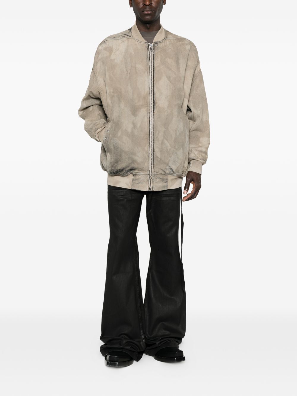 Bomber Jumbo Flight in grigio Rick owens drkshdw - uomo 