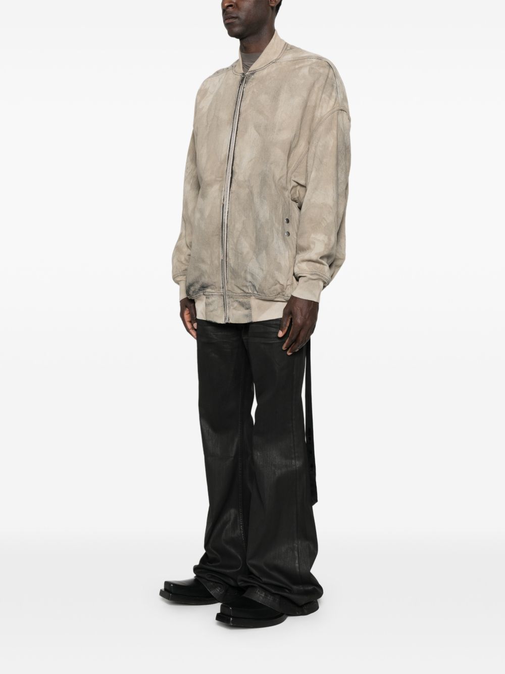 Bomber Jumbo Flight in grigio Rick owens drkshdw - uomo 