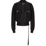 GIACCA BOMBER BAUHAUS FLIGHT IN NERO RICK OWENS DRKSHDW - UOMO 
