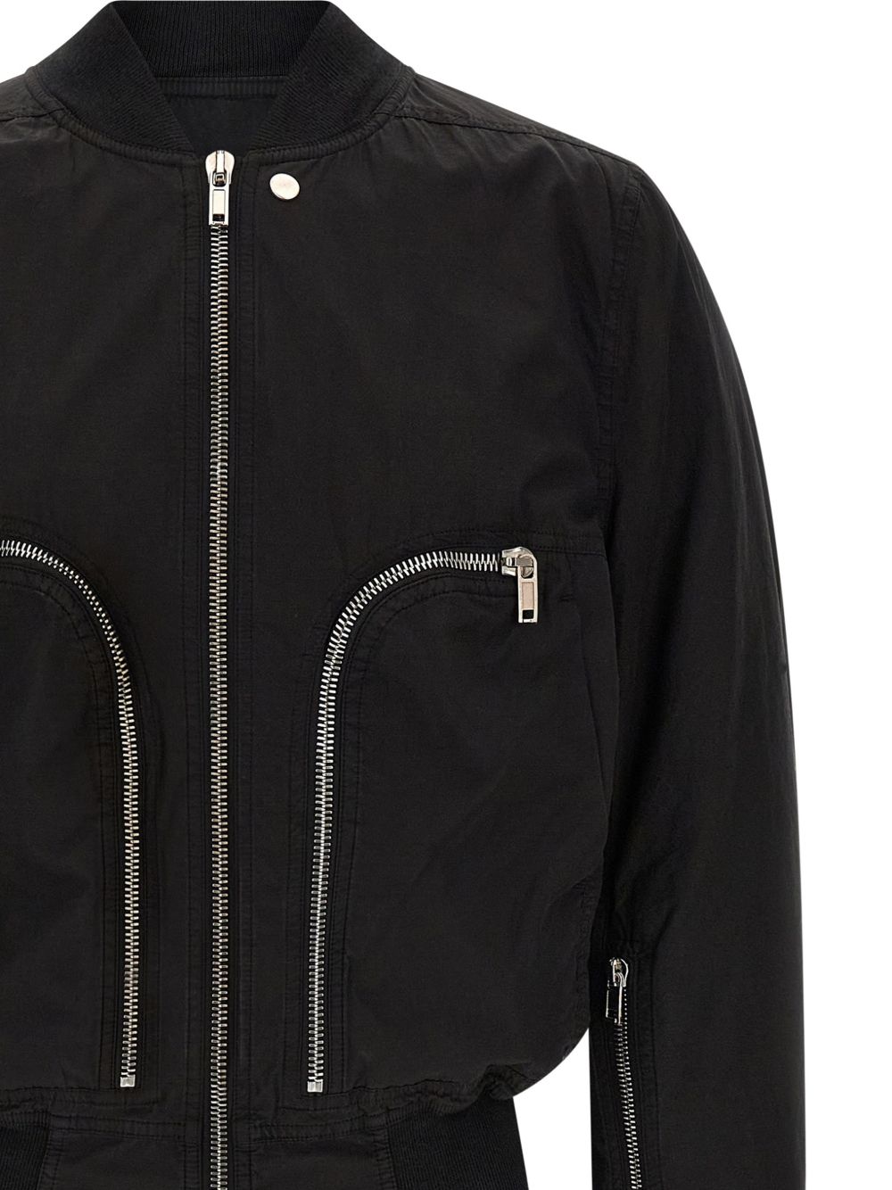 GIACCA BOMBER BAUHAUS FLIGHT IN NERO RICK OWENS DRKSHDW - UOMO 