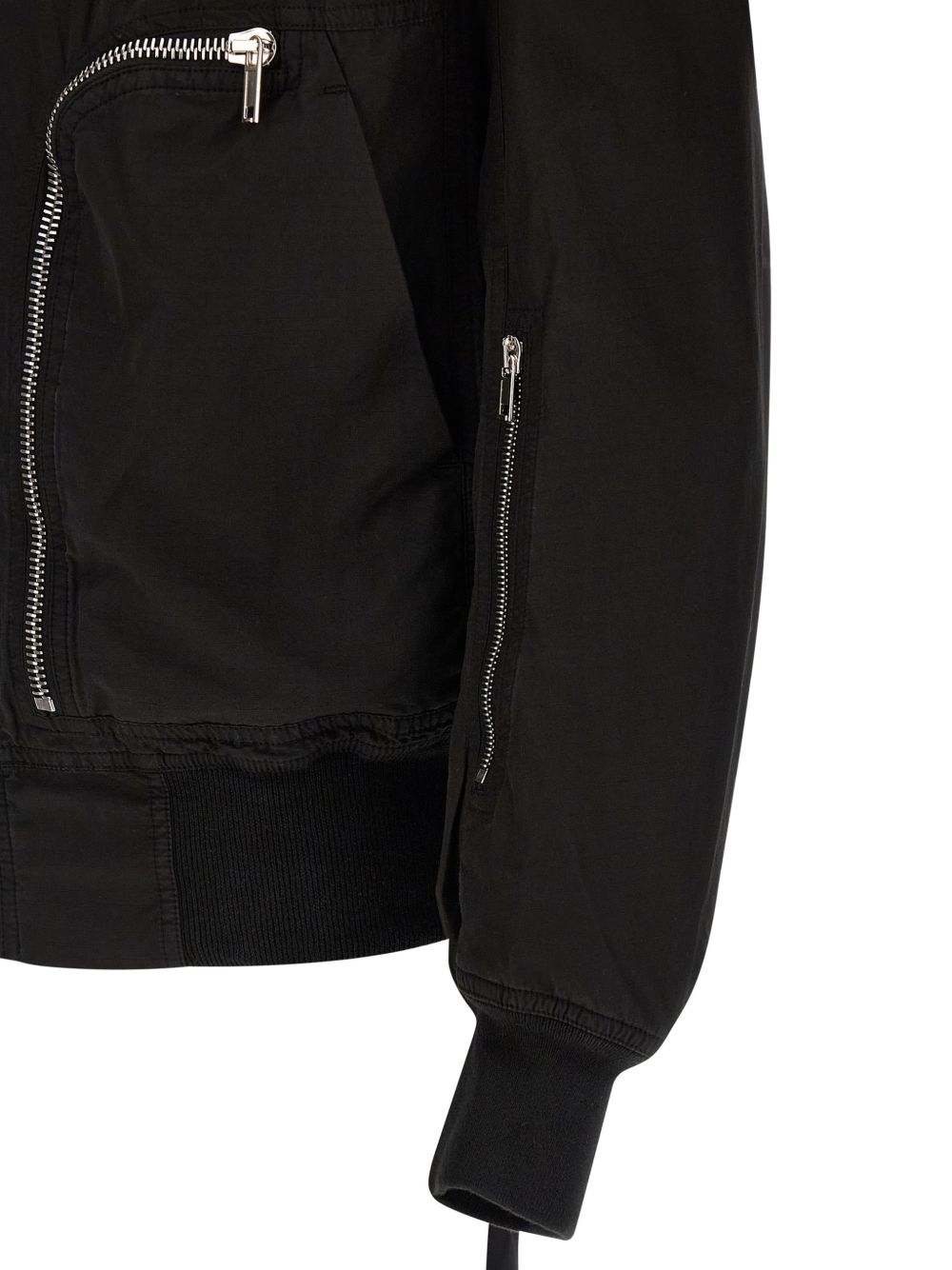 GIACCA BOMBER BAUHAUS FLIGHT IN NERO RICK OWENS DRKSHDW - UOMO 