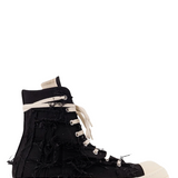 Sneakers alte slash in nero Rick Owens Drkshdw -  uomo 