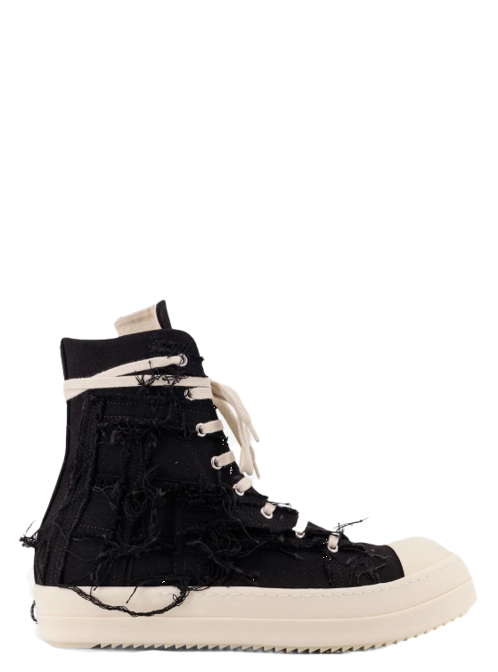 Sneakers alte slash in nero Rick Owens Drkshdw -  uomo 