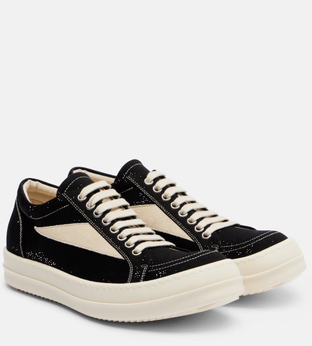 Sneakers basse vintage in nero Rick Owens Drkshdw - uomo<BR/> 