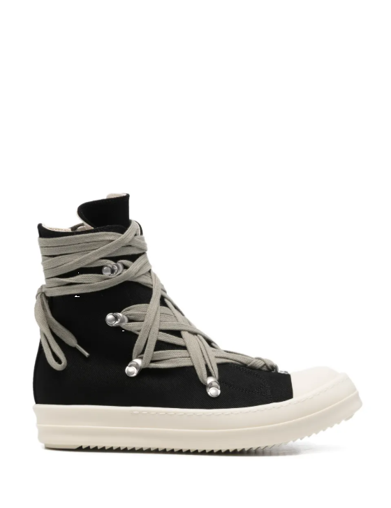 Sneakers megalace in nero Rick Owens Drkshdw - uomo 