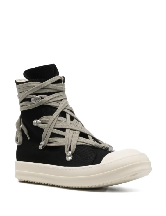 Sneakers megalace in nero Rick Owens Drkshdw - uomo 