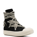 Sneakers megalace in nero Rick Owens Drkshdw - uomo 