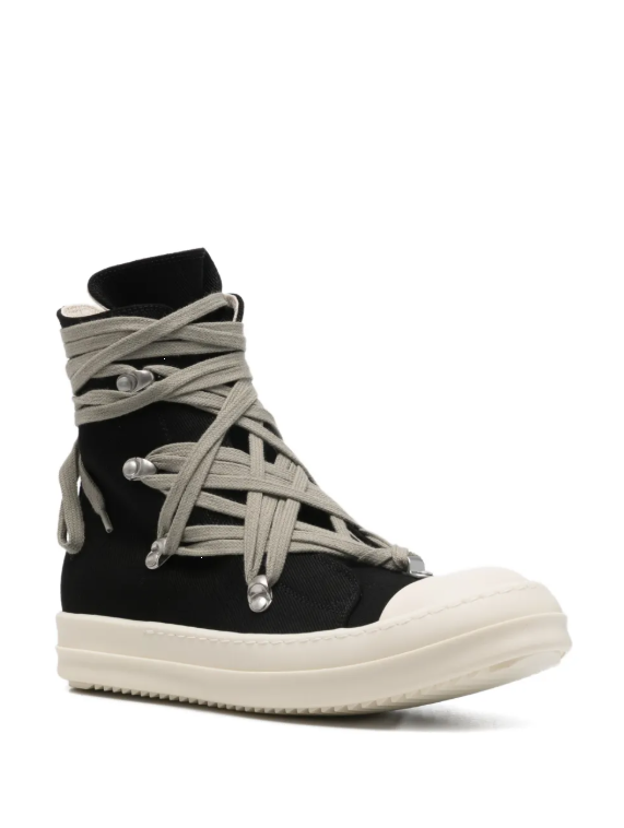 Sneakers megalace in nero Rick Owens Drkshdw - uomo 