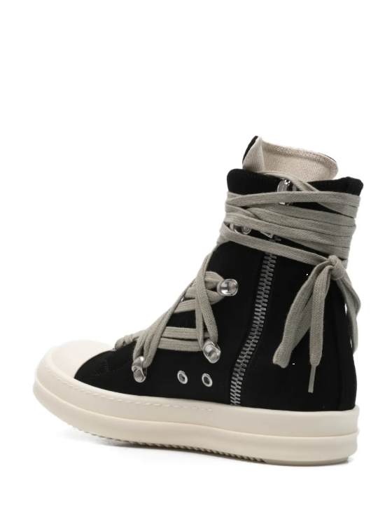 Sneakers megalace in nero Rick Owens Drkshdw - uomo 